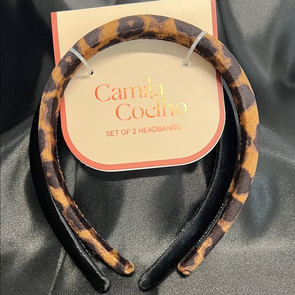 Camila Coelho | Leopard / Black Print Headbands - Picture 7 of 7